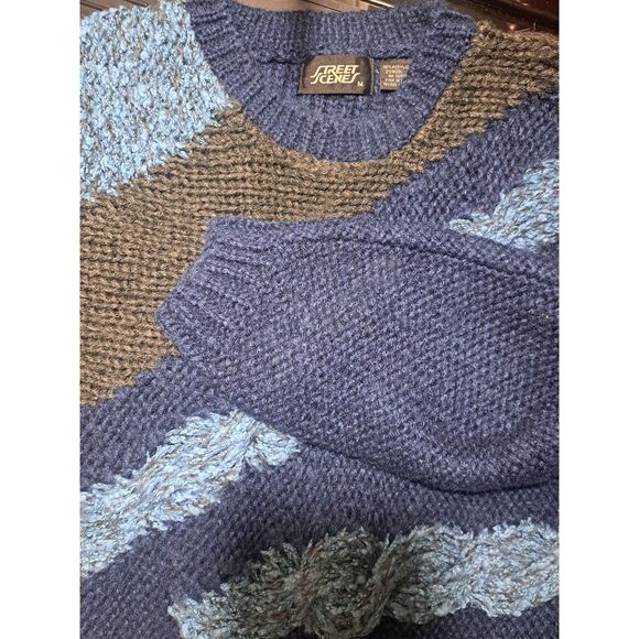 SALE! Christmas UGLY SWEATER! Street Scenes 80s Geometrics Pullover Men's MED - Picture 9 of 11